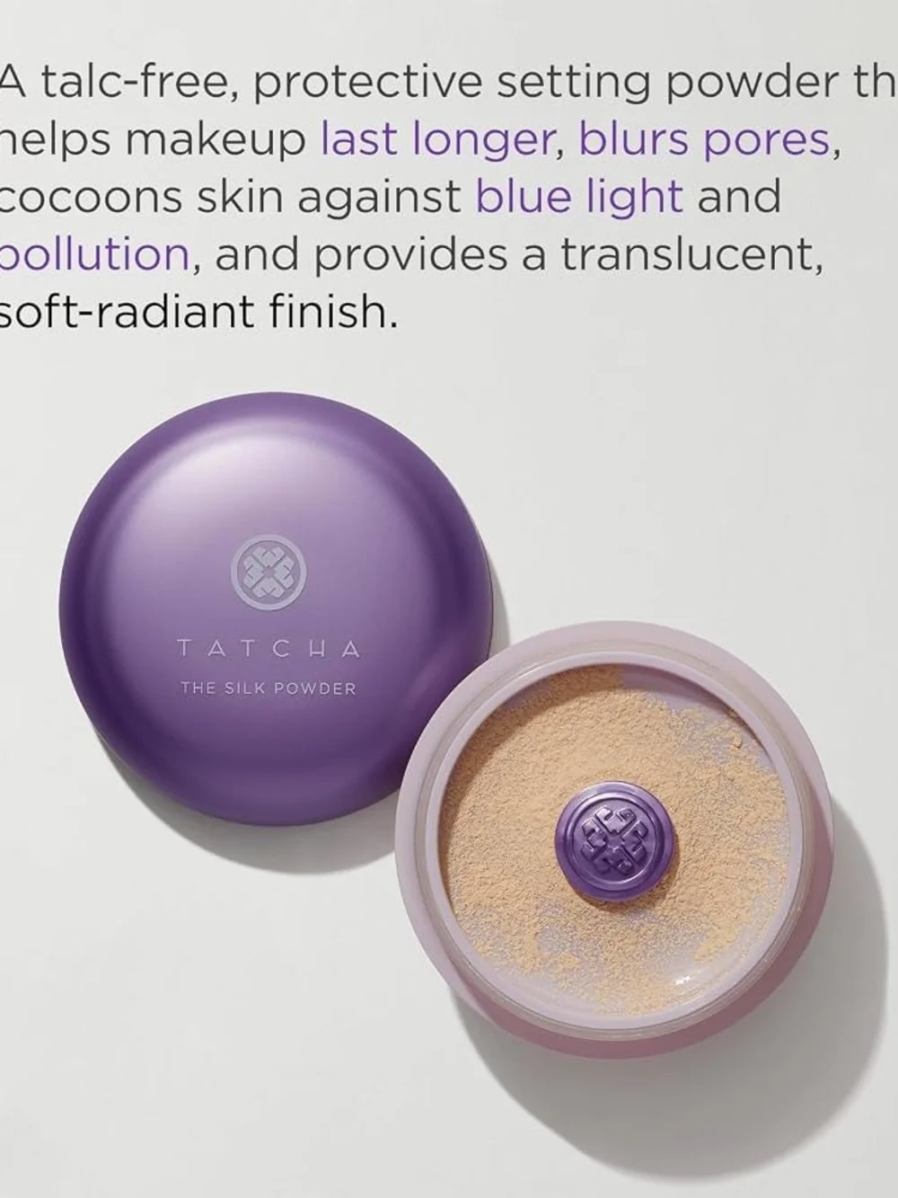 TATCHA The Silk Powder - Soft Pink Loose Setting Powder New In Box